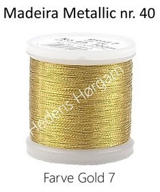 Madeira Metallic nr. 40 farve Gold 7